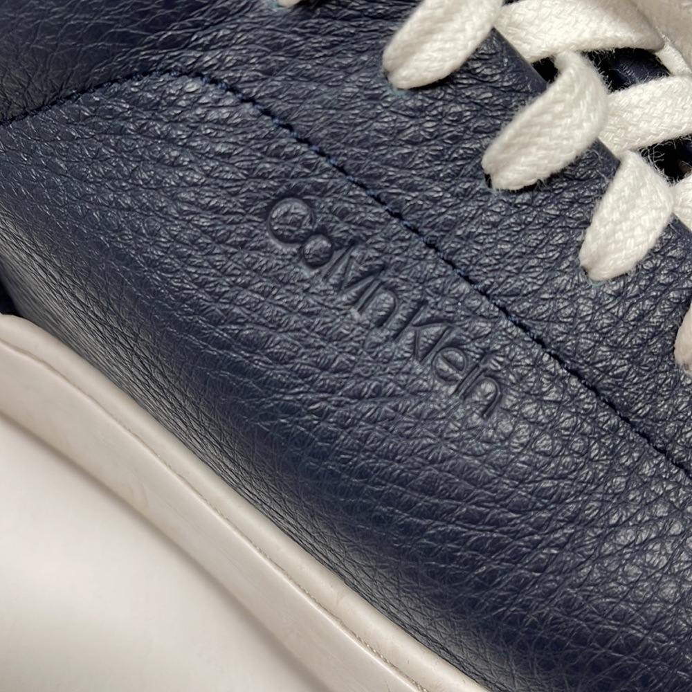 Men's Calvin Klein Navy Blue Sneakers - Picture 2 of 14